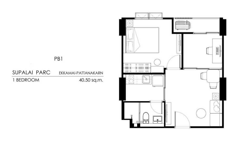 ขายดาวน์ Supalai Parc เอกมัย-พัฒนาการ คอนโดเปิดใหม่ ติดถนนพัฒนาการ