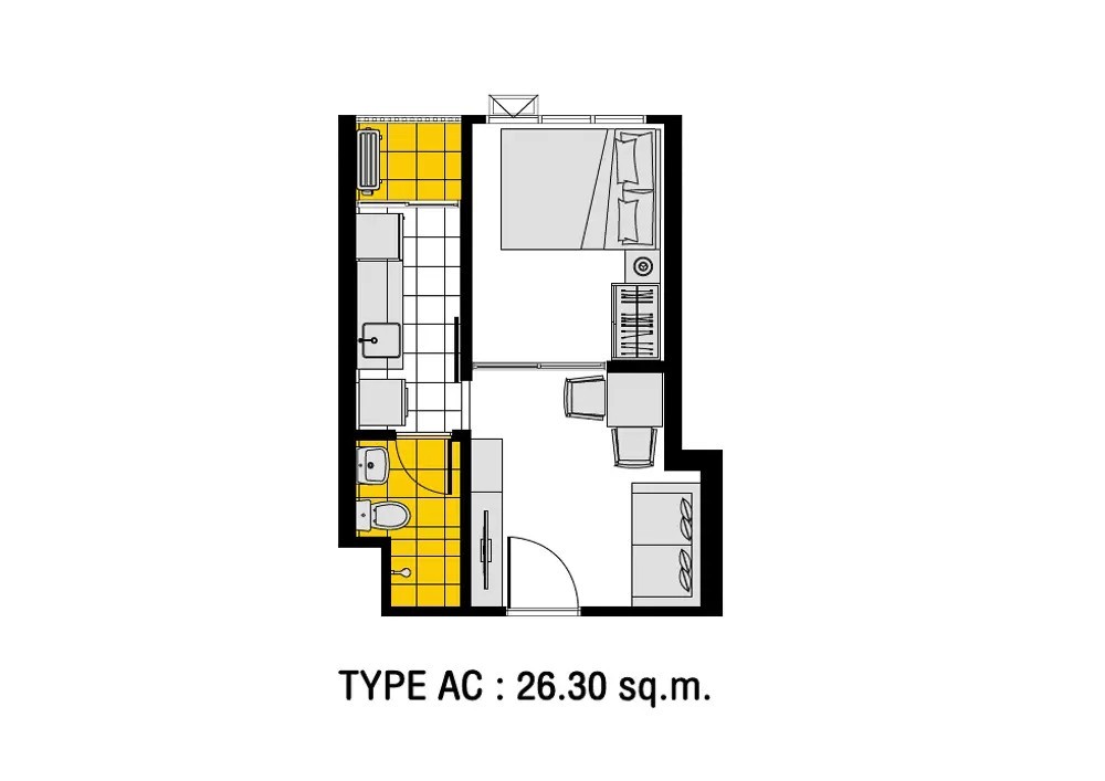 ขายดาวน์ NOWW MEGA (นาวว์ เมกา) 194,100  บาท  ถูกกว่าโครงการ คอนโด High Rise ติดเมกาบางนา